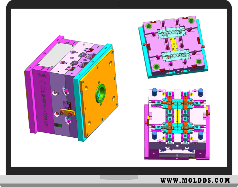 單色模具全3D設(shè)計案例001