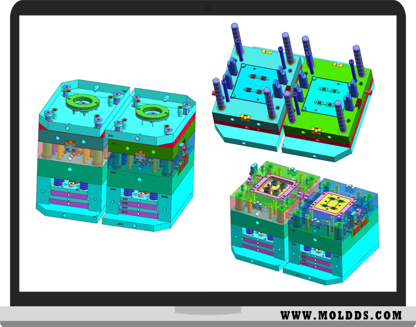 雙色模具全3D設(shè)計案例003